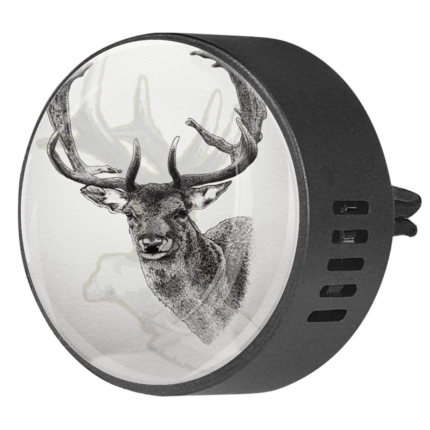 2PCS Deer Hunting Sketch Aromatherapy Diffuser Car Diffuser