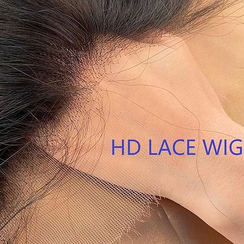 Miniatura 5 de Quinlux Hair HD. Pelucas con encaje frontal transparente13x4, de cabello natural, onda profunda pelucas de encaje frontal pre depiladas para