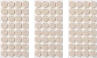 Furnigear Felt Furniture Pads for Hardwood Floors - Self Adhesive Chair Felt Pads, Floor Protector for Furniture Feet, Furniture Sliders Moving Your Furniture Smoothly - Anti Scratch 96 Pcs 3/4" Round