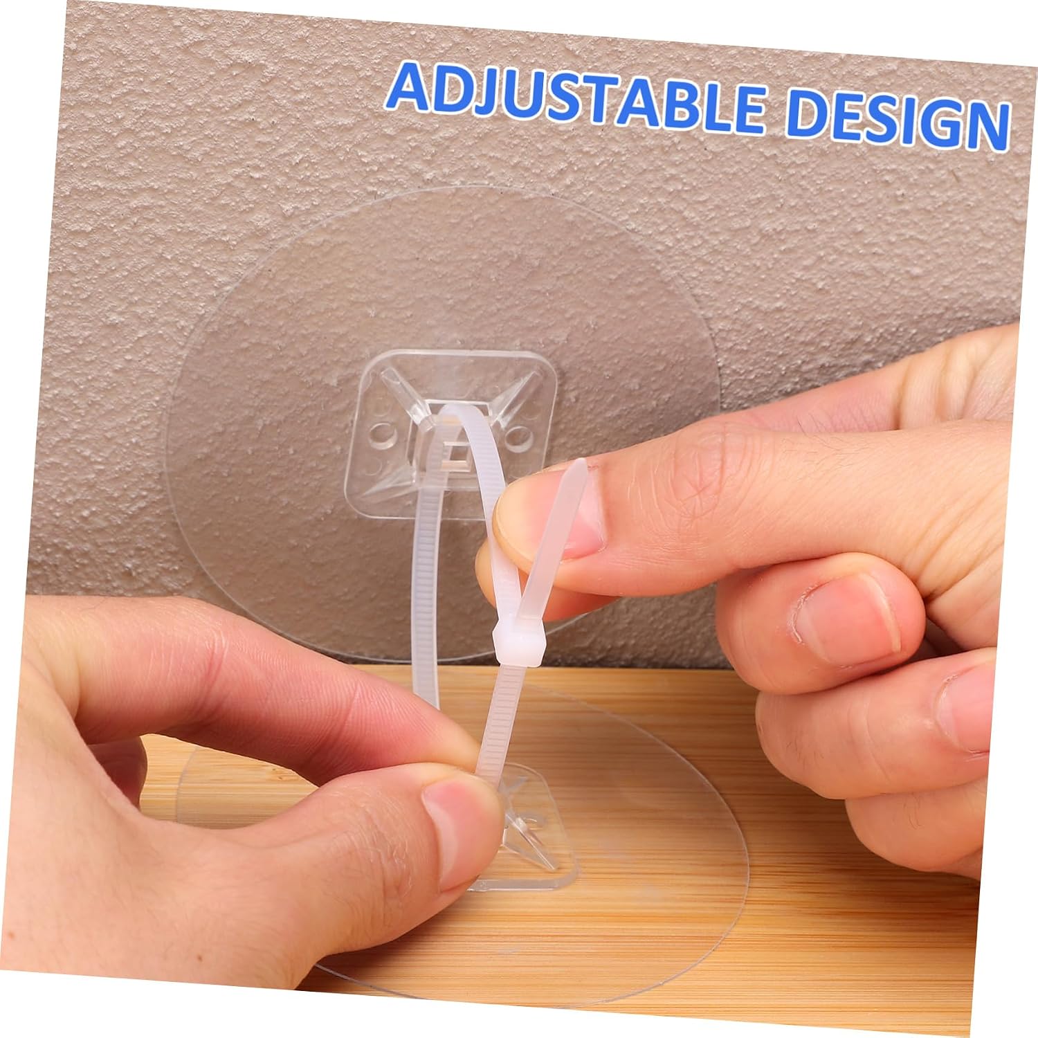 SUPVOX 1 Set Furniture Wall Anchors Self Adhesive Safety Straps for Cabinet and Dresser Versatile Tip Kit with Zip Ties Easy Installation for Organizing and Securing Furniture