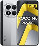 XIAOMI POCO M8 Pro 5G-Smartphone Silver 12+512, 6500mAh(typ) Battery, IP68, Snapdragon® 7s Gen4, 50MP Light Fusion 800 with OIS, 100W HyperCharge, 6.83" 120Hz 1.5k Amoled Display (No In-box Charger) - 1