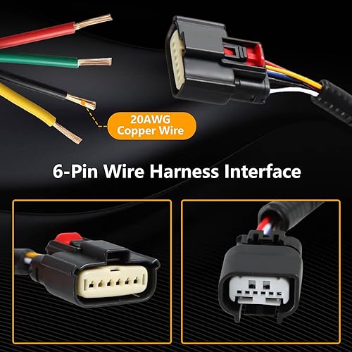 Miniatura 3 de Arnés de cableado de cámara de respaldo para puerta trasera compatible con Ford F350 F450 F550 Super Duty Trucks 2013-2016 Reemplazo #: