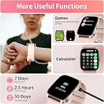 Smart Watches for Men Women with Bluetooth Calling, Heart Rate Sleep Monitor, 1.85 Inch Screen, DIY Dial, 100+ Sports Modes, AI Built-in Fitness Tracker, IP68 Waterproof, Smartwatch for Android iPhone