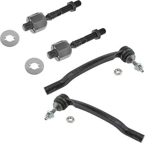 Miniatura 876 de TRQ Juego de varillas de acoplamiento delanteras interiores y exteriores, 4 piezas, compatibles con Chevrolet Cruze 2016-2019 de 16-19 voltios