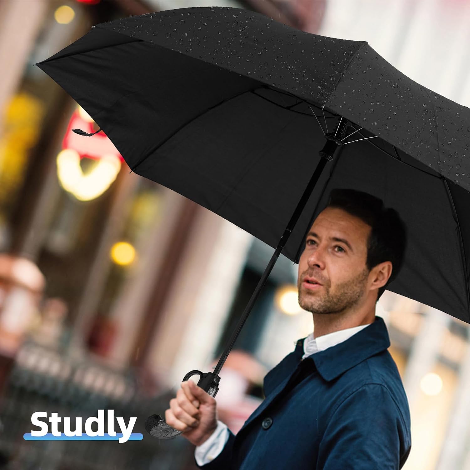 Vintage Western Gun Folding Umbrella - Old West Charm and Style, Semi-Auto Compact Flintlock Pistol Design for Men
