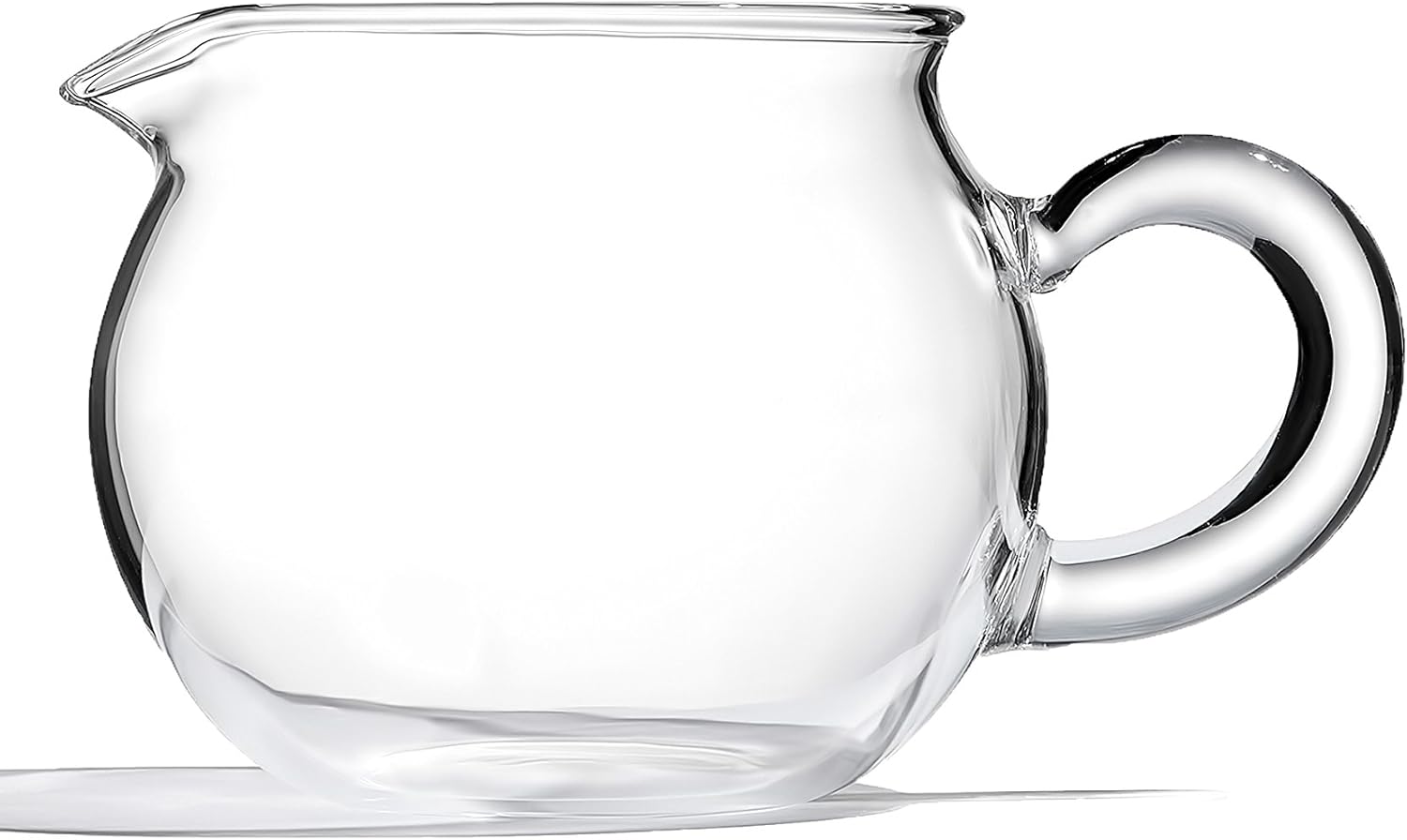 Glass Tea Serving Pitcher Spout Carafe Cocktail Jug Modern