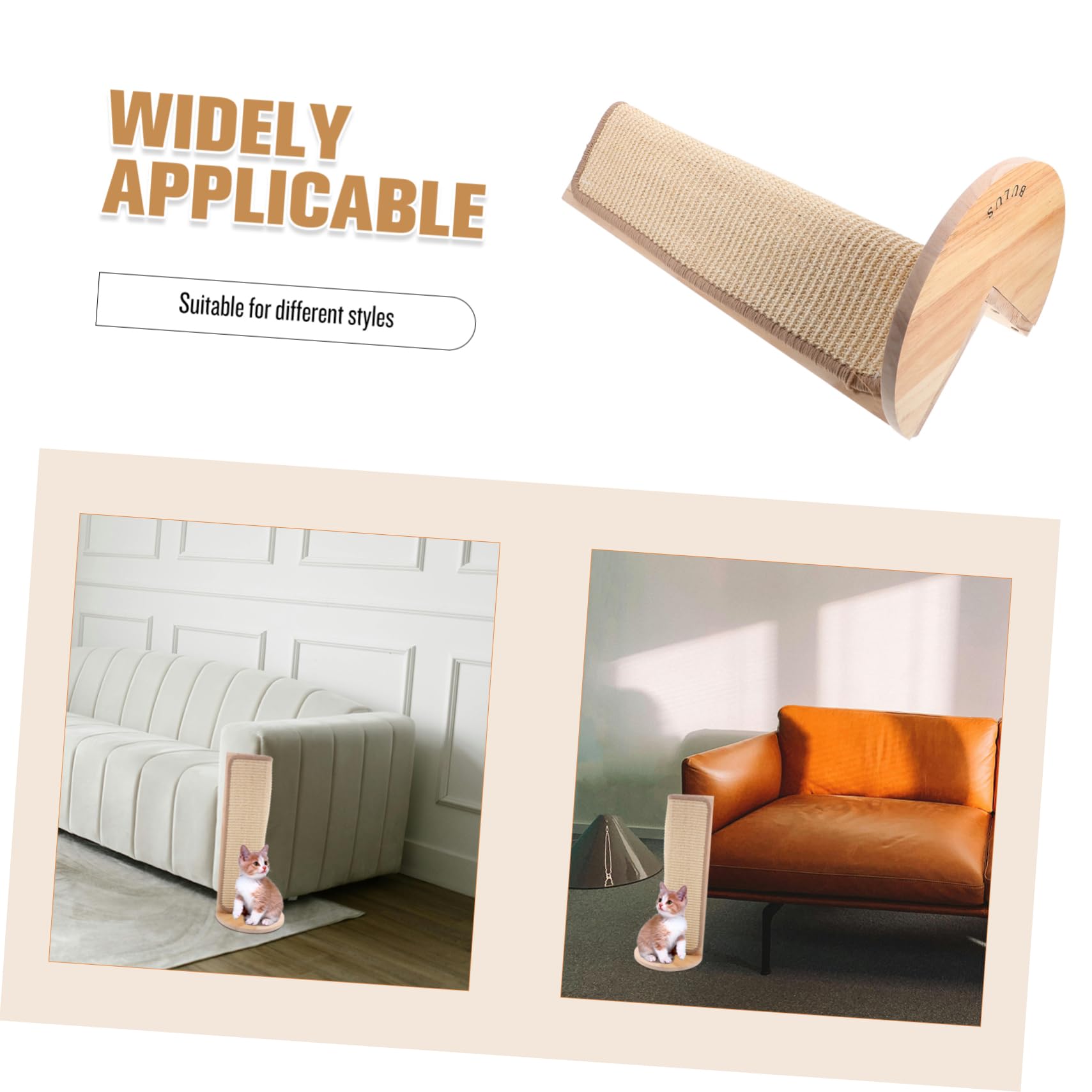 ibasenice Rascador de Sisal Natural para Gatos Protector de Esquina para Sofá, Almohadilla Resistente al Desgaste para Muebles, Adecuado para Proteger Paredes y Sofá de Arañazos de Gato