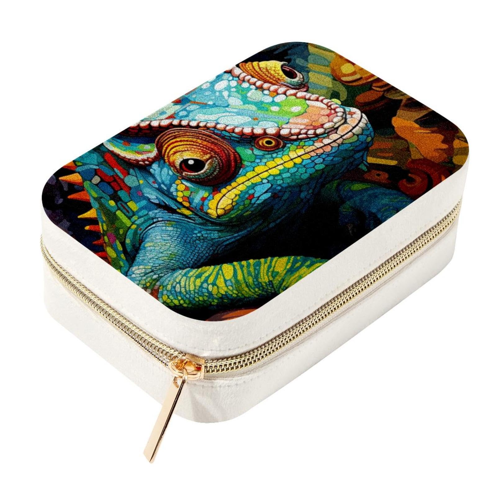 Boîte à bijoux de voyage zippée pour éviter les colliers emmêlés