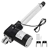 Happybuy 6 Inch Stroke Electric Actuators DC 12V with Mounting Bracket Heavy Duty 6000N1320LB Actuators for Recliner TV Table Lift Massage Bed Electric Sofa