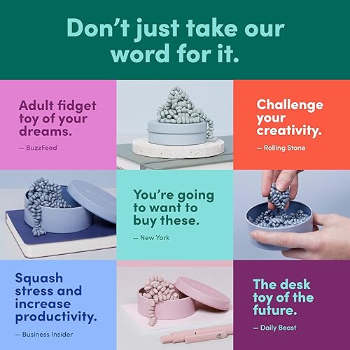 Miniatura 105 de Speks Crags- Masilla de ferrita, + de 500 piedras de ferrita en una lata, juguete de escritorio antiestrés p/la ansiedad, p/adultos y adolescentes