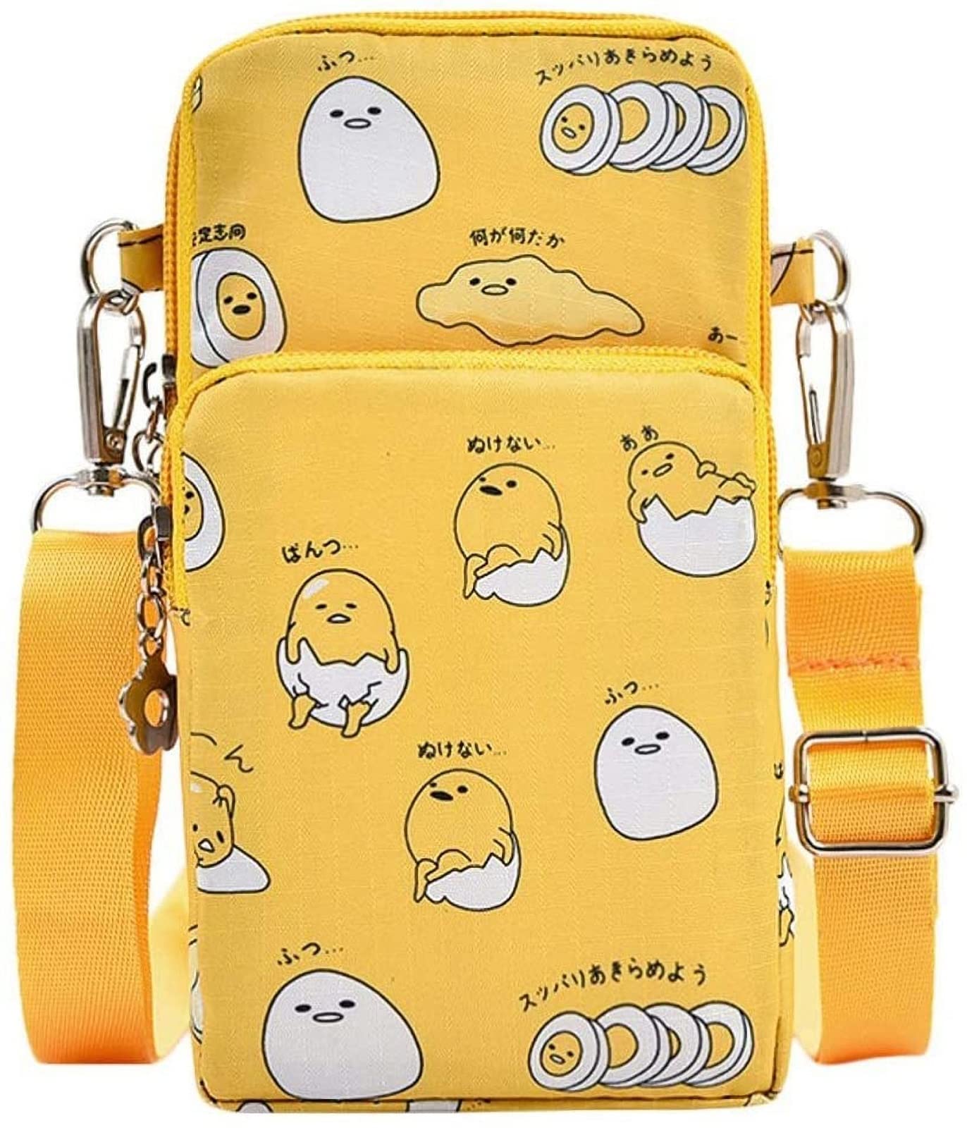 SYOSIMessenger Phone Bag Mini Phone Bag Messenger Phone Coin Purse Arm Bag Shoulder Bag Ladies Girls(Yellow)
