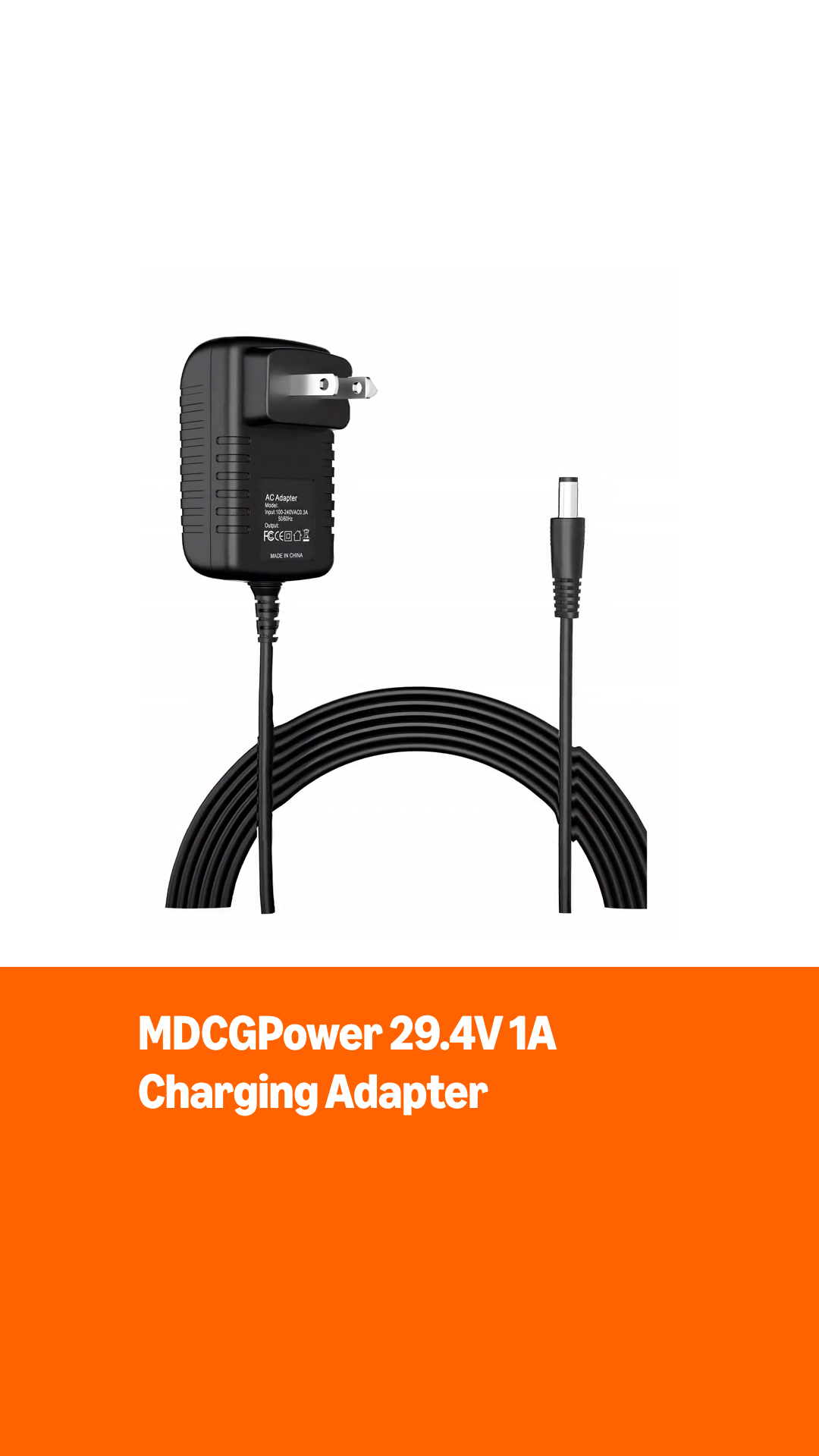 Amazon.com: MDCGPower 29.4V 1A Adapter Compatible with Gotrax