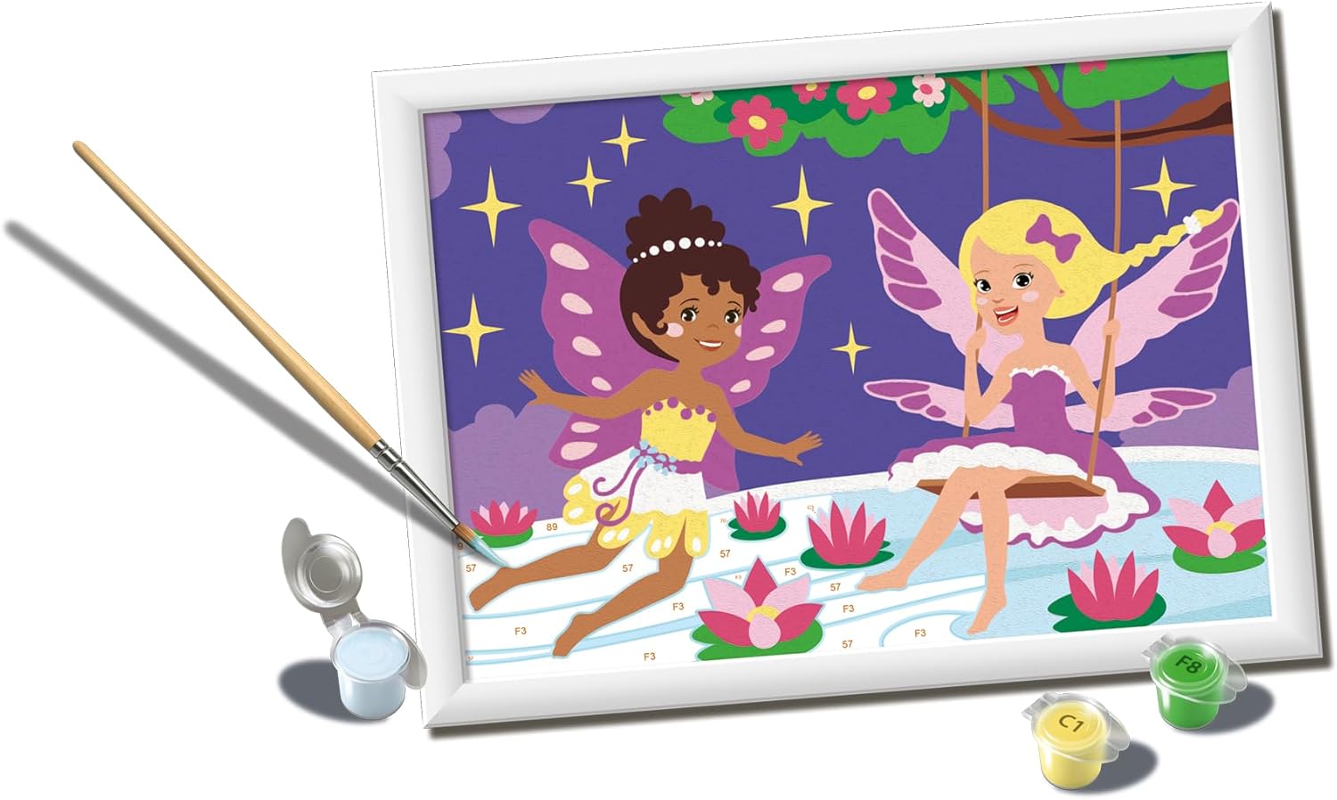 Ravensburger Creart Fairy Friends Paint by Numbers Kit for Children