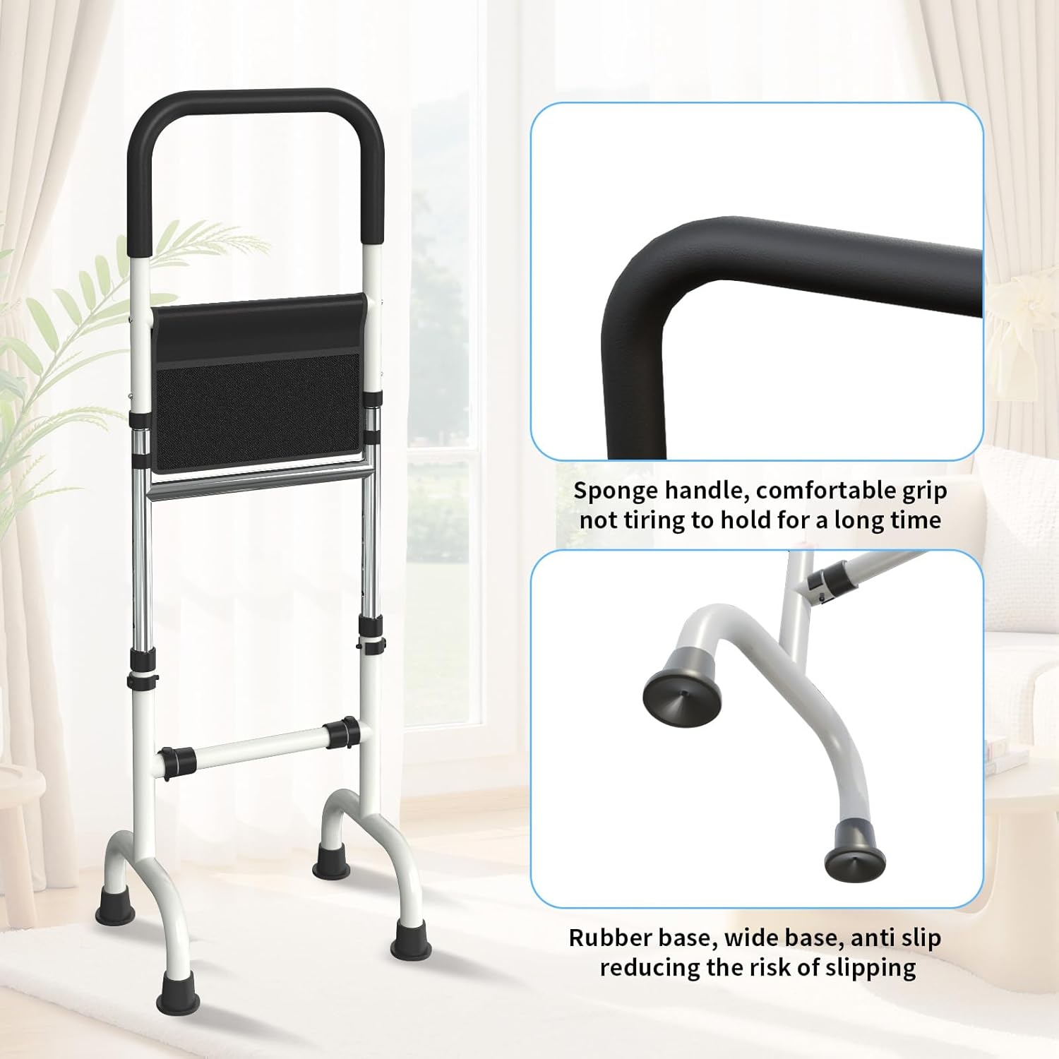 Stand Assist Aid for Elderly from Chair Couch Standing Aids & Supports Walking Cane Adjustable Cane, Mobility Aids Tool Help get up for Seniors Toilet Bathroom