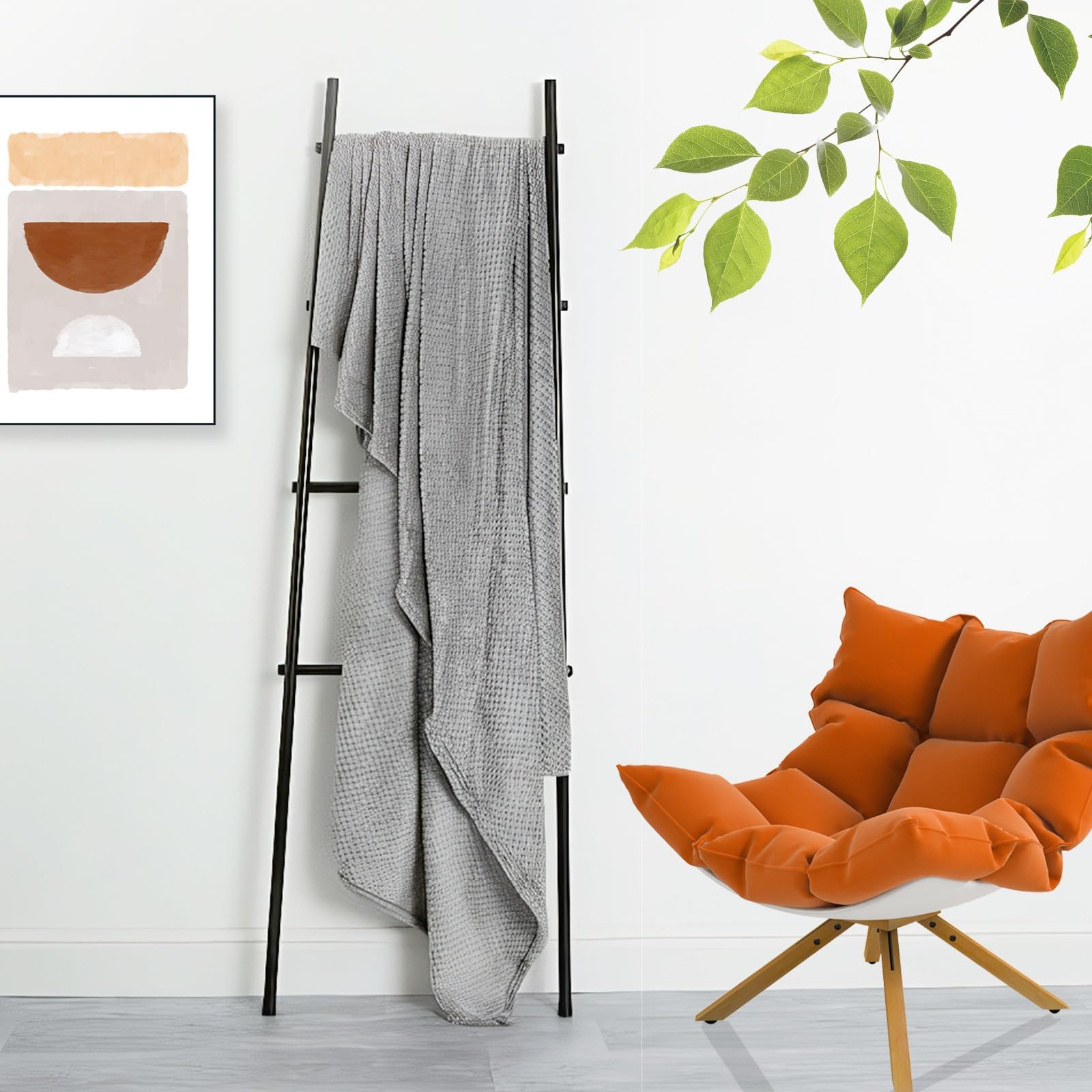 Plaid en Microfibre Gris Clair Idéal pour Vos Moments Cocooning sur le Canapé