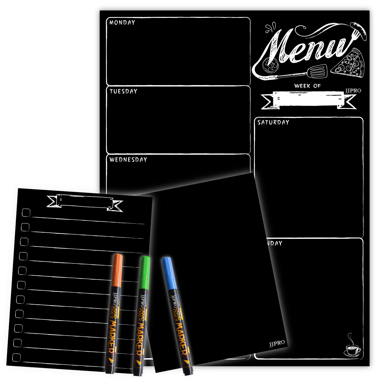 Buy Menu Board for Fridge with neon bright liquid chalk