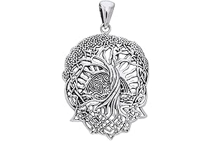 Sterling Silver Celtic Knot Tree of Life Pendant