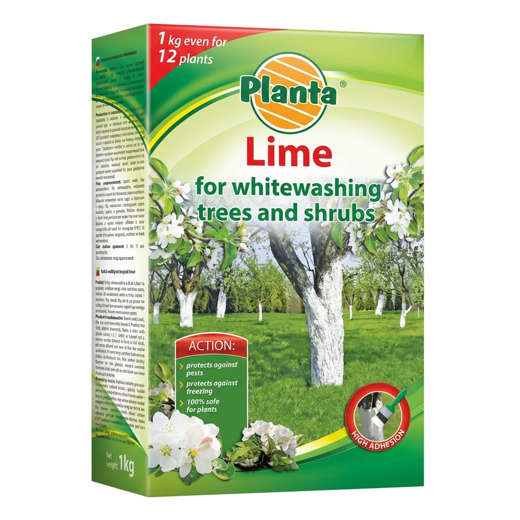 Garden Lime 1kg Soil Deacidifier Tree Whitewash Granular Powder Easy Apply