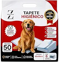 Tapete Higienico Zentra Imports 50 Unidades 60cmx60cm