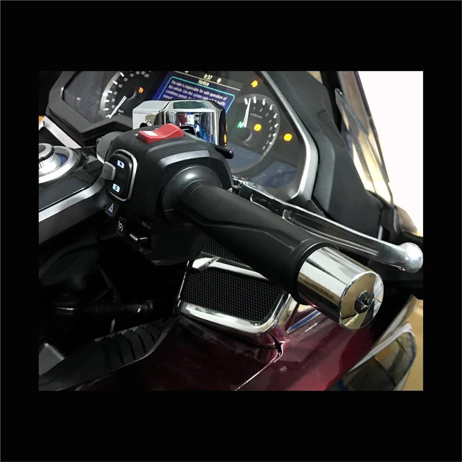 Motorrad Lenkerenden Für HONDA Für Gold Wing 1800 GL1800 | Stangenende, Gegengewicht, verchromter Lenker, verchromte Enden AIOXOLGIVW