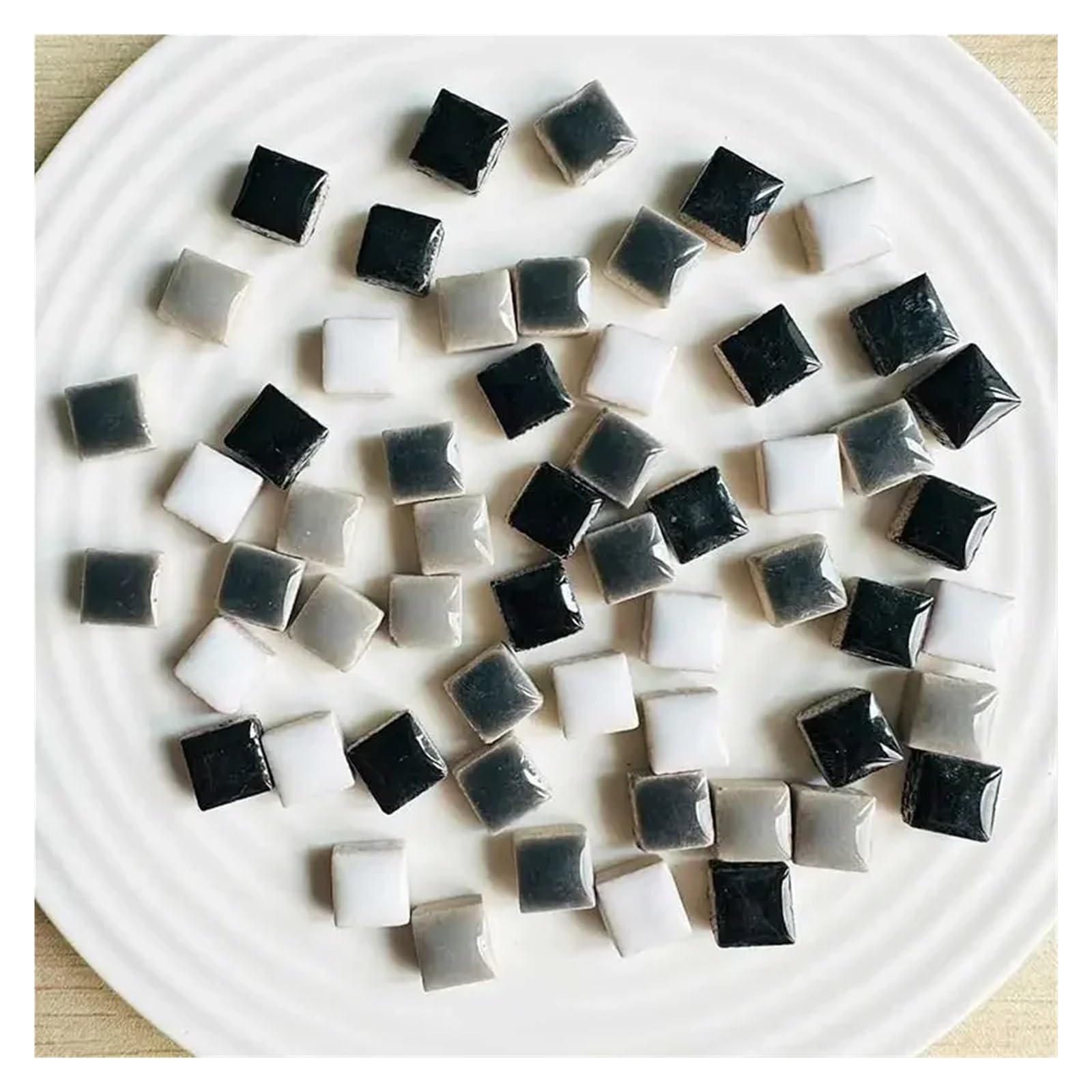Mtadsbkfp Color 01 Mixed Colour Stained Glass Mosaic Tiles, Diy Ceramic Mosaic Tiles For Crafts, Multicolor(Color 01)