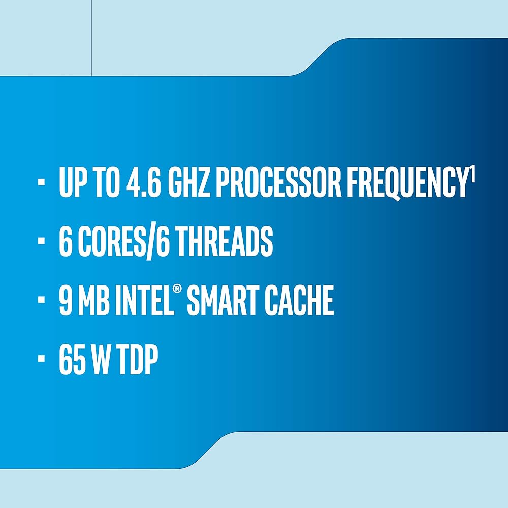 Intel Core i5-9600, 6 Cores & 6 Threads Unlocked Desktop Processor with Intel UHD Graphics 630 thumbnail 3