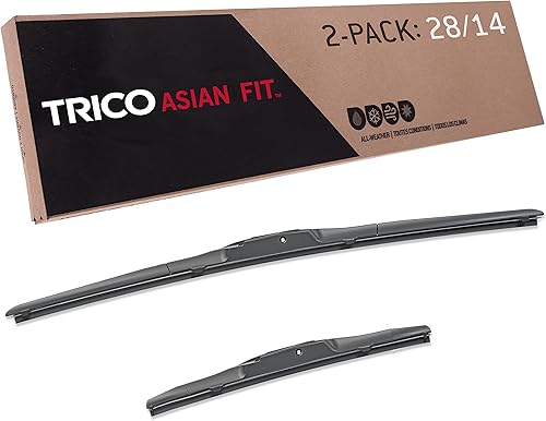 Miniatura 8 de TRICO Solutions Asian Fit - Paquete de 2 limpiaparabrisas de repuesto de 18 pulgadas para Mazda MX-5 Miata 2012-2015 (57-1818)