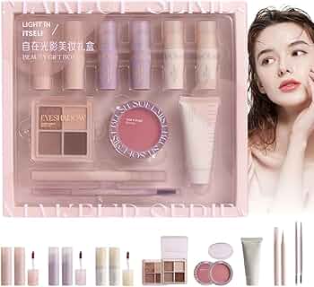 Amazon.co.jp: フル美容メイクアップ化粧品セット 11点 口紅 メイク