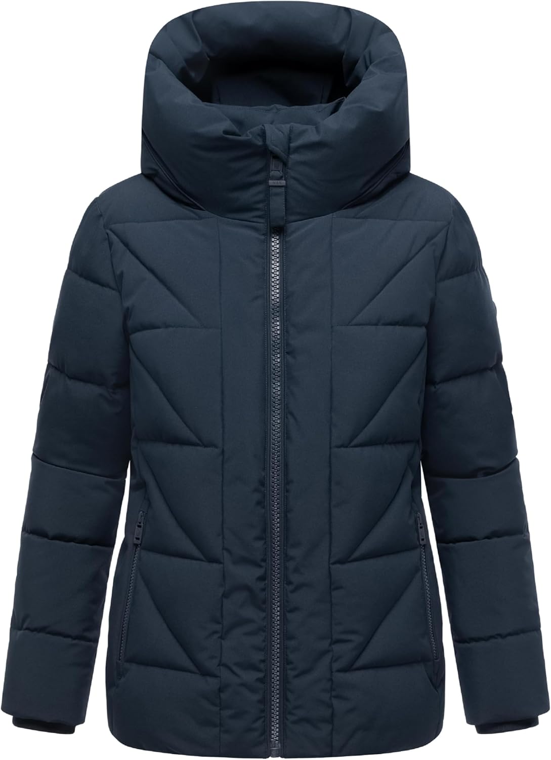 MARIKOO Dames Soft Feel overgangsjas met fleece gevoerd, wind- en