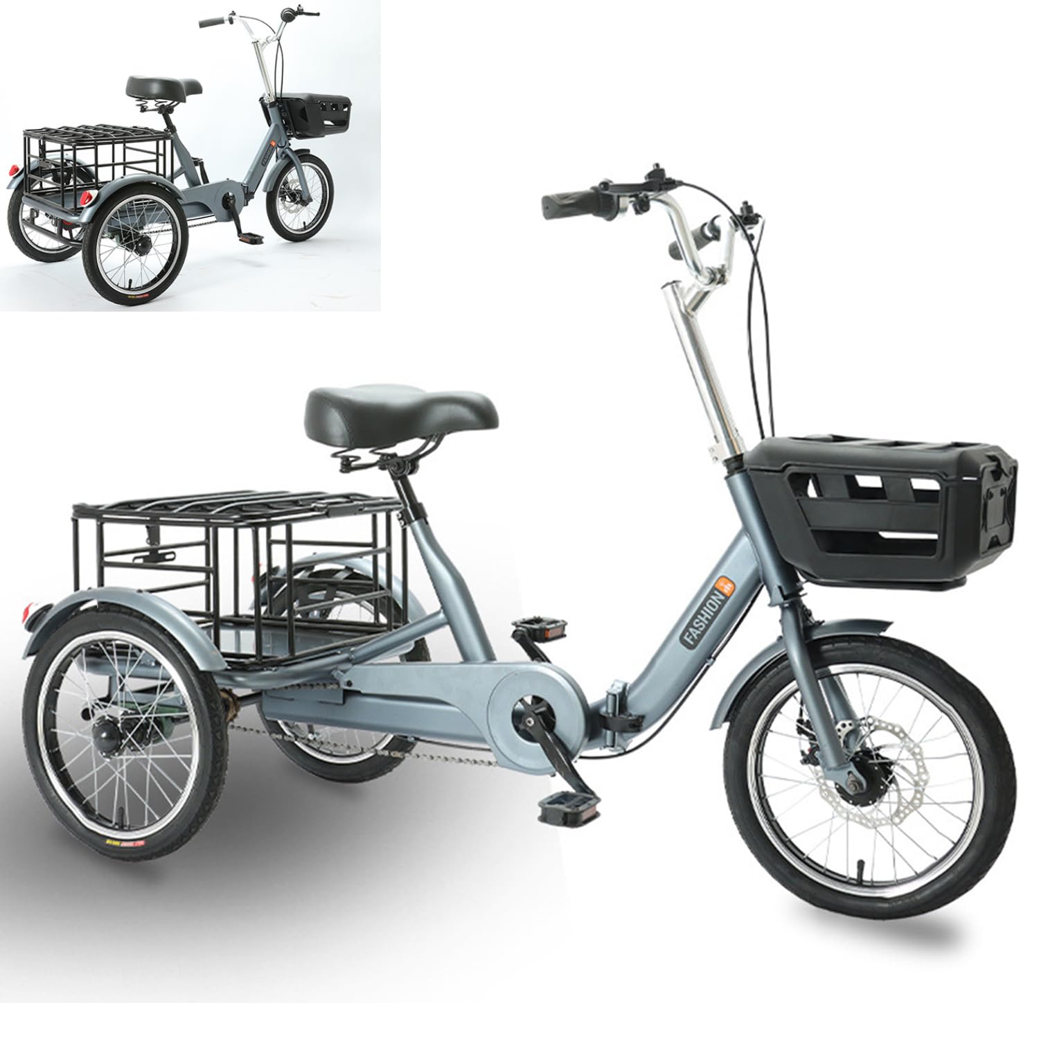 電動三輪自転車　2024年製ほぼ未使用　全国送料無料 Amazon | 三輪自転車 高齢者用 2024年の新スタイル 三輪クルーザー