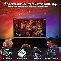 Vista 5 de Proyector de Estrellas Luz de Galaxia Proyector con 33 Luces, Altavoz Bluetooth 5.0, Luz Nocturna de Sonido, Proyector Aurora Inteligente WiFi