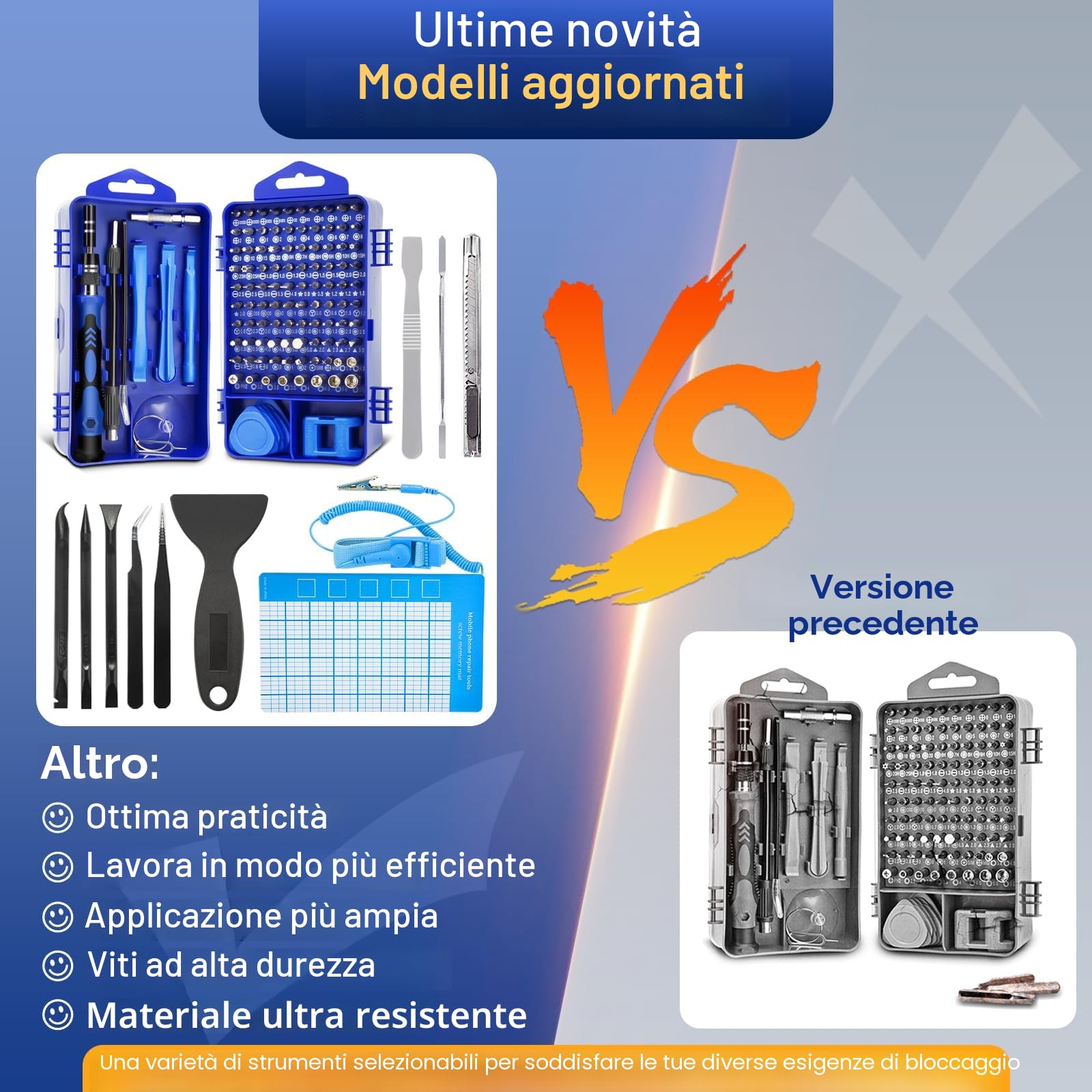 Eventronic 132 in 1 Set Cacciaviti Precisione Magnetici Professionali, Mini Magnetici kit di Riparazione, per Portatile Telefono Cellulare, Tablet, Laptop, Switch, Occhiali, Orologi, Elettronica