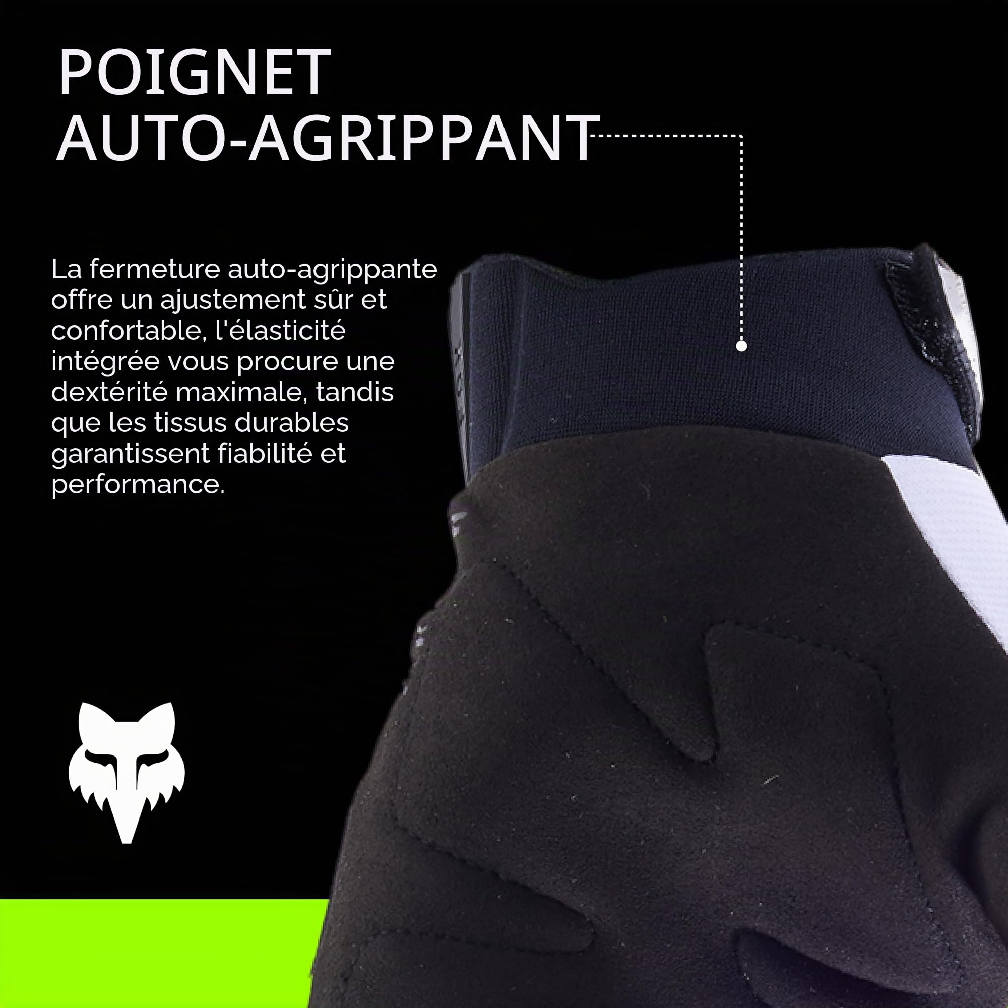 Fox Racing Gant Dirtpaw Homme, Noir [Noir/Noir] M