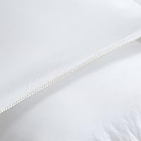 Vista 6 de Lujoso edredón de plumas de ganso de peso medio para todas las estaciones, tamaño individual/individual XL, funda de 100% algodón egipcio