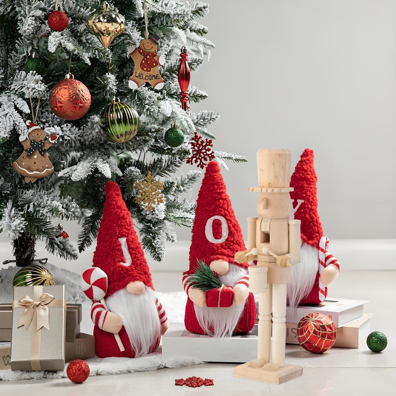 Cabilock DIY Unfinished Nutcracker Soldier Ornament Blank Craft Figure for Christmas Decoration for Teens and Adults Who Love DIY Projects