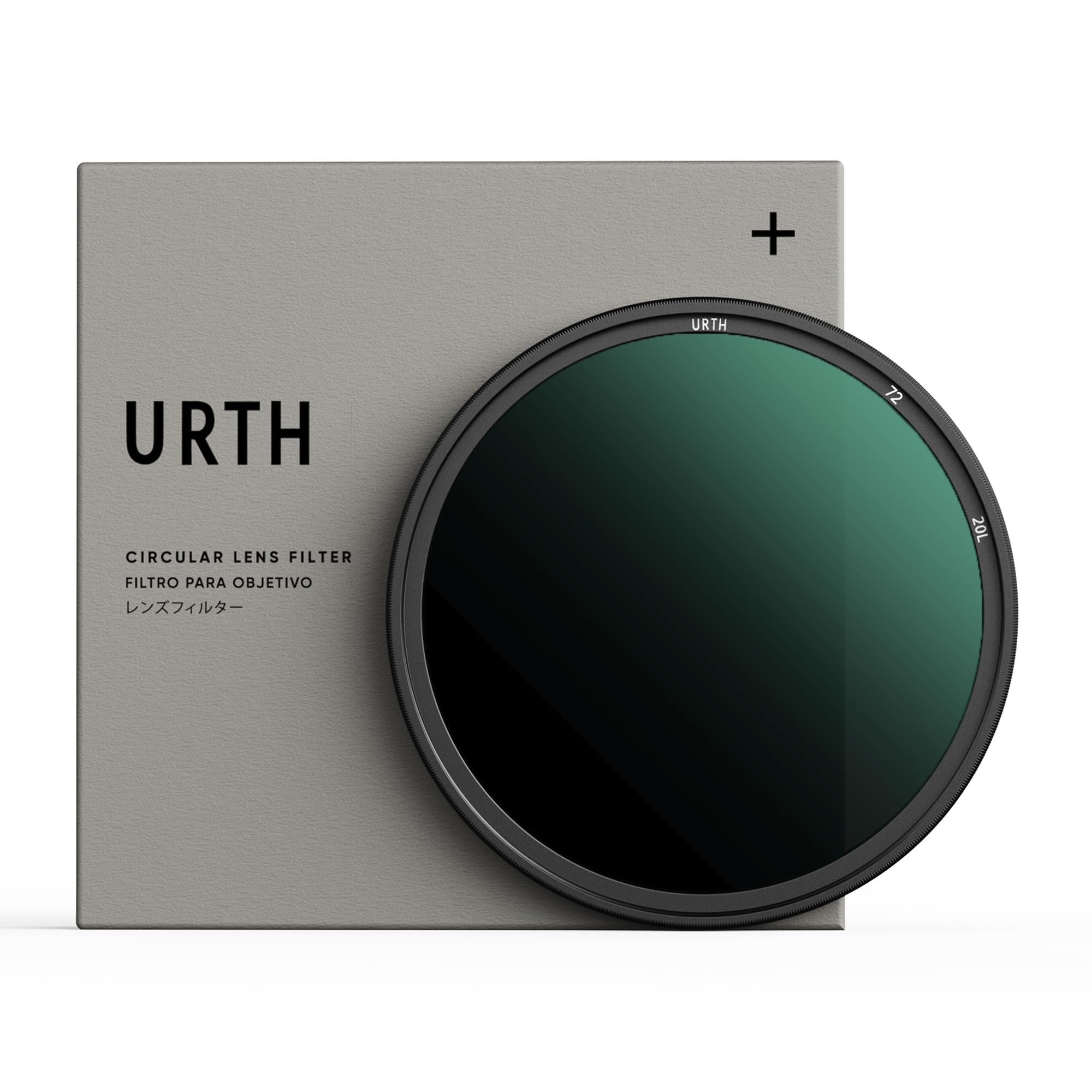 UrthUrth 72mm ND64 (6 Stop) Lens Filter (Plus+) — 20-Layer Nano-Coated, Ultra-Slim Neutral Density Camera Lens Exposure Filter