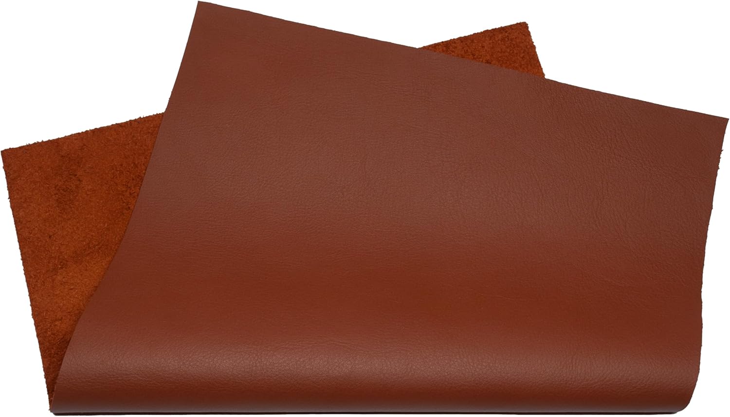 Hobby Leather Sheets for DIY Arts and Crafts 1.3-1.5mm Thick Pre-Cut DIY Sheets for Crafts or Repair (Brown, A3 29.7x42cm)