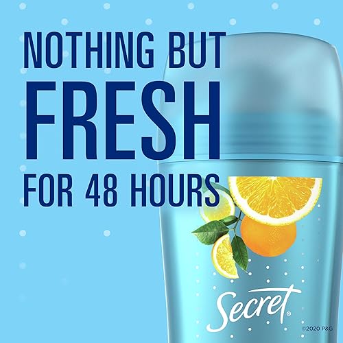 Miniatura 9 de Secret Antitranspirante y desodorante sólido invisible, aroma cítrico, 2.6 onzas (paquete de 3)