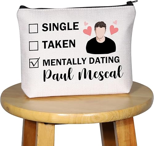 Miniatura 7 de G2TUP Paul M Inspired Gift Mentally Dating Paul M Bolsa de maquillaje Paul M Fans Bolsa de cosméticos Regalo para fanáticos de actor, Salir con Paul