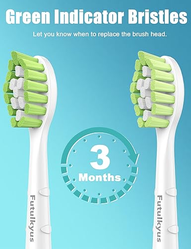 Miniatura 7 de Cabezales de repuesto para cepillo de dientes Philips Sonicare 4100 5100 Control de placa Simply Clean 1 2 Series Cabezal de cepillo eléctrico, 8