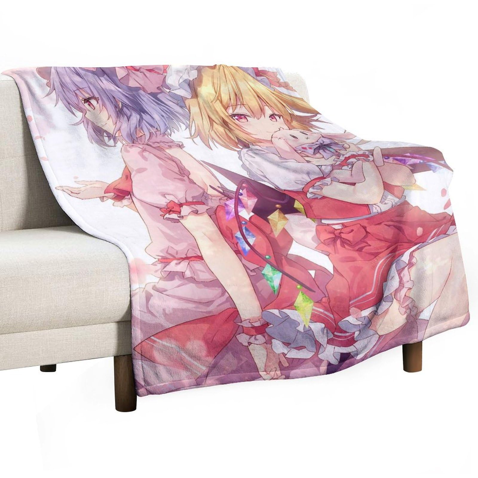 Amazon｜毛布 シングル 東方シリーズ フランドール レミリア 