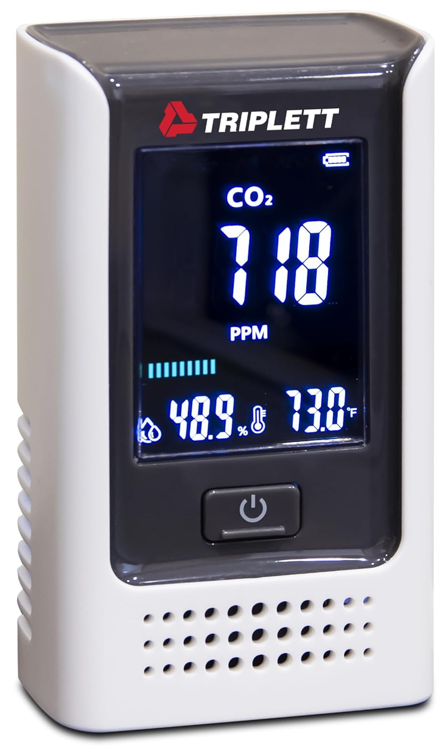 Triplett GSM215 Battery Operated Air Quality CO2 Meter with Temperature and Relative Humidity