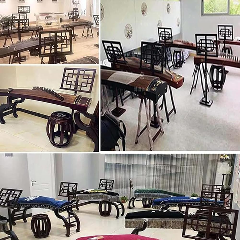 Leggio musicale, design in legno da pavimento, angolo regolabile, alta stabilità e durata, ideale per prestazioni di strumenti, bande e viaggi