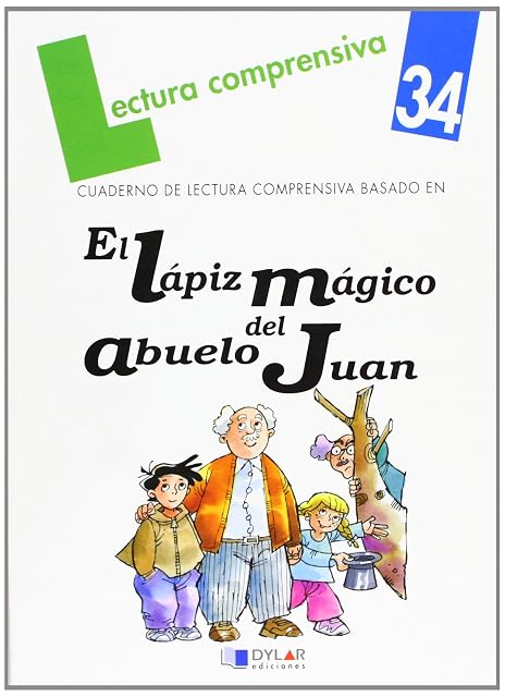 Portada de El Lápiz Mágico de Abuelo Juan - Cuaderno 34