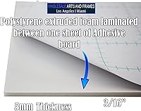 Vista 3 de Tablero de Espuma Autoadhesiva 24x36 50PK. Tablero de Montaje Autoadhesivo. Tablero de Espuma con Núcleo de Espuma y Adhesivo 24x36. Tablero
