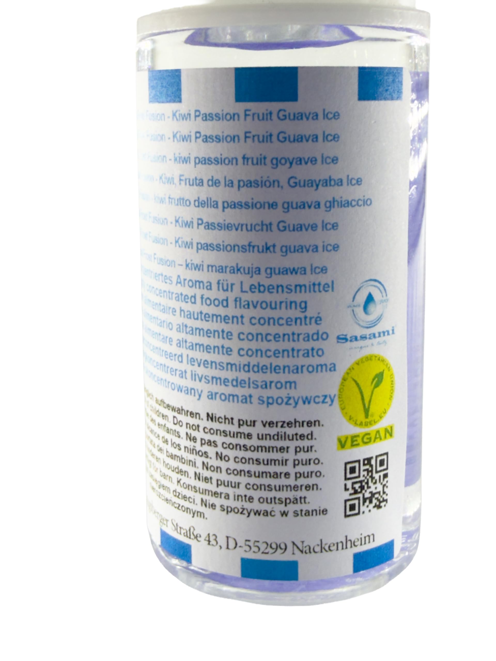 Tropical Frost Fusion - kiwi frutto della passione guava ghiaccio aroma concentrato - vegano - Sasami - 100ml