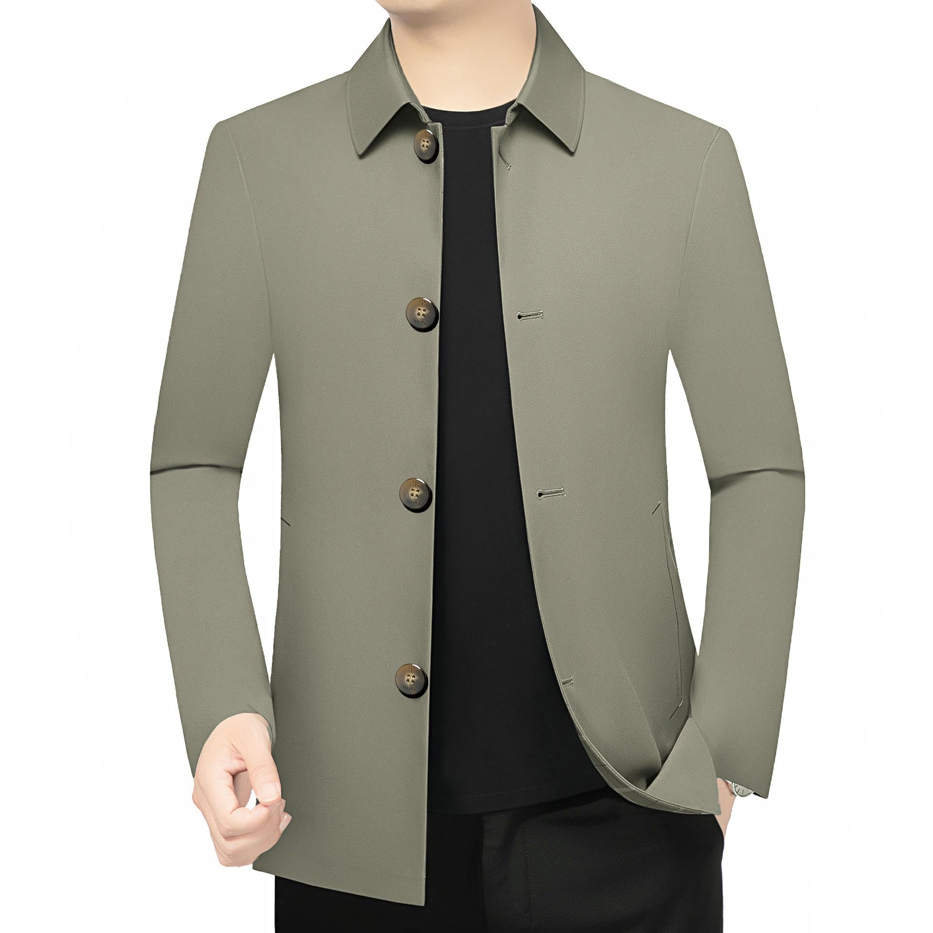 Męska kurtka na wiosnę jesień Revers Business Casual