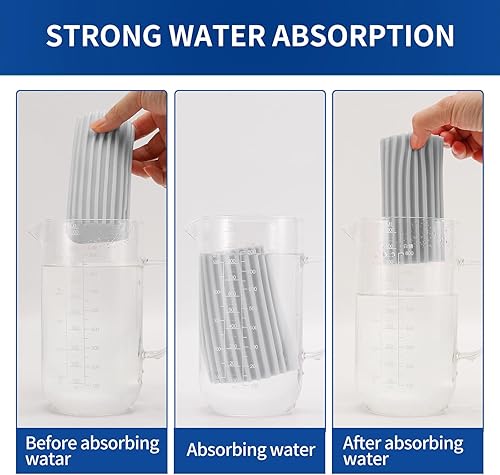Miniatura 5 de Paquete de 4 esponjas húmedas limpias, cepillo de limpieza de esponja, esponja raspadora para limpiar persianas venecianas y de madera, rejillas de