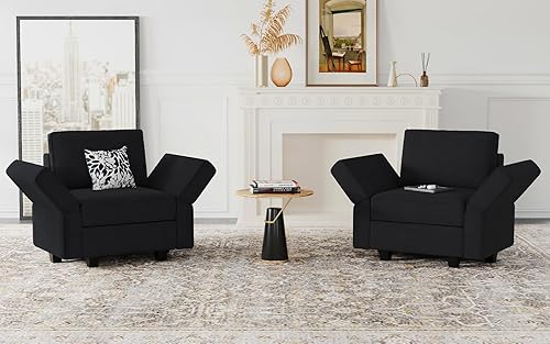 Miniatura 172 de Belffin Sofá modular Módulo medio con almacenamiento Accent Silla sin brazos para sofá modular seccional terciopelo gris Gris,Negro -,Azul,Verde