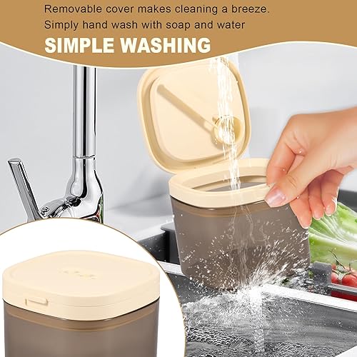 Miniatura 7 de Airtight Food Storage Container with Lid, BPA-Free Formula Dispenser with Spoon Carrying Handles and Date Recording, Pantry Organization Canisters